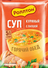 Суп Роллтон куриный с лапшой 21г купить в Красноярске с доставкой в интернет-магазине "Ярбокс"