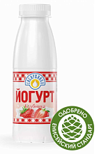 Йогурт Сибиржинка клубника 2,5% пэт 330г