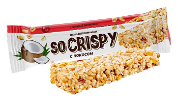 So Crispy с кокосом 40г купить в Красноярске с доставкой в интернет-магазине "Ярбокс"