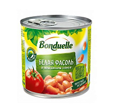Bonduelle  Фасоль белая в томатном соусе 425мл