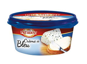 Сыр плавленый Creme De Bleu 50% Президент 125г
