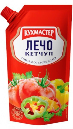 Кетчуп Кухмастер лечо дой-пак 350г купить в Красноярске с доставкой в интернет-магазине "Ярбокс"