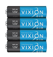 Батарейка Vixion солевая R6P - AA (плёнка 4шт)