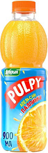 Pulpy 0,9л напиток сокосодержащий, Апельсин купить в Красноярске с доставкой в интернет-магазине "Ярбокс"