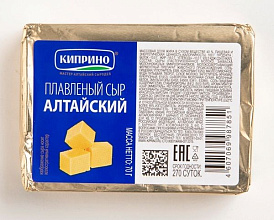 Сыр плавленый Алтайский БЗМЖ 40% Киприно 70г