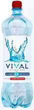 Bода Vival 1,5л минеральная газированная купить в Красноярске с доставкой в интернет-магазине "Ярбокс"