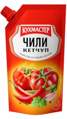 Кетчуп Кухмастер Чили дой-пак 260гр купить в Красноярске с доставкой в интернет-магазине "Ярбокс"