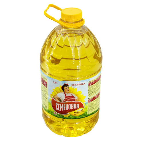 Масло подсолнечное Семеновна 5л купить в Красноярске с доставкой в интернет-магазине "Ярбокс"