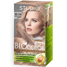 Краска для волос Biocolor 90.108 жемчужный блондин, 50мл