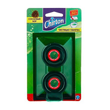 Таблетка чистящ Chirton 2*50г Сосновый Бор для унитаза