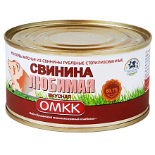 Свинина любимая вкусная Оршанский МКК 325 г