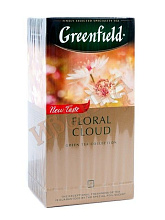 Чай зеленый Гринфилд форал клауд 25 пакетиков по 1,5г купить в Красноярске с доставкой на дом в интернет-магазине "Ярбокс"