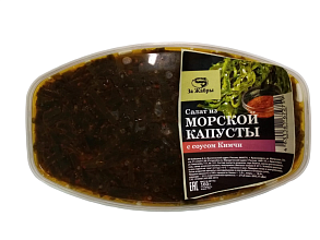 Салат из морской капусты с соусом Кимчи 160г овал ТМ За жабры купить в Красноярске с доставкой на дом в интернет-магазине "Ярбокс"