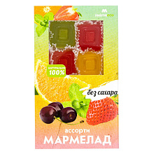 Мармелад без сахара Ассорти Мармеко 170гр купить в Красноярске с доставкой в интернет-магазине "Ярбокс"