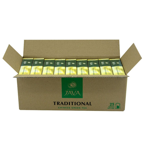 Чай зеленый Принцесса Ява традиционный 25 пакетиков по 2г купить в Красноярске с доставкой на дом в интернет-магазине "Ярбокс"