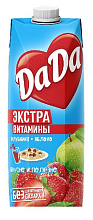 Сокосодержащий напиток Да-Да экстра-витамины клубника-яблоко для детей от3-х лет 950мл купить в Красноярске с доставкой в интернет-магазине "Ярбокс"