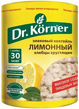 Хлебцы Dr. Korner злаковый коктейль лимонные 100гр