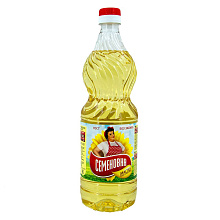 Масло подсолнечное Семеновна 0,9л купить в Красноярске с доставкой в интернет-магазине "Ярбокс"