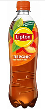 Напиток Lipton 0,5л пэт, черный чай со вкусом персика купить в Красноярске с доставкой в интернет-магазине "Ярбокс"