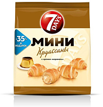 Круассаны мини 7 Days c кремом карамель, 300 гр купить в Красноярске с доставкой в интернет-магазине "Ярбокс"