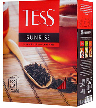 Чай черный Тэсс санрайз 100 пакетиков по 1,8г купить в Красноярске с доставкой на дом в интернет-магазине "Ярбокс"