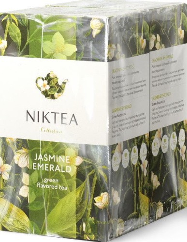 Чай зеленый Никти жасмин эмеральд 500 пакетиков по 2г купить в Красноярске с доставкой на дом в интернет-магазине "Ярбокс"
