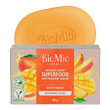 Мыло BioMio 90гр туалетное Vegan Soap Манго