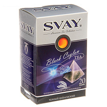 Чай черный Свэй Цейлон 20 пирамидок по 2,5г купить в Красноярске с доставкой на дом в интернет-магазине "Ярбокс"