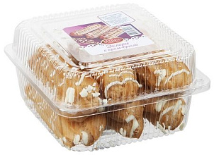 Пирожные Эклеры с крем-брюле 180г Мирэль купить в Красноярске с доставкой в интернет-магазине "Ярбокс"
