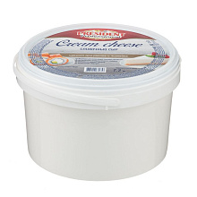 Сыр творожный Президент сливочный Cream cheese для роллов и чизкейка 65% 2,2 кг