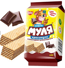 Вавли Муля Красотуля шоколадно-шоколадные для детского питания 180г купить в Красноярске с доставкой в интернет-магазине "Ярбокс"