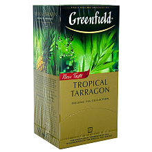 Чай зеленый Гринфилд тропикал таррагон 25 пакетиков по 1,5г купить в Красноярске с доставкой на дом в интернет-магазине "Ярбокс"
