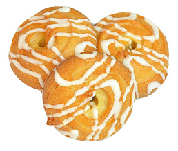 Печенье Заварное колечко в белой глазури 2 кг купить в Красноярске с доставкой в интернет-магазине "Ярбокс"