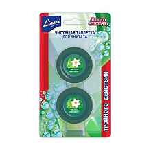 Таблетка чистящ Liaara 2*50г Лесная свежесть для унитаза