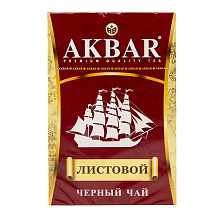 Чай черный Акбар листовой 200г купить в Красноярске с доставкой на дом в интернет-магазине "Ярбокс"