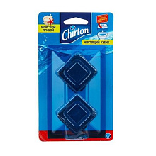 Кубик чистящ Chirton 2*50г Морской Прибой для унитаза