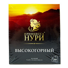 Чай черный Принцесса Нури высокогорный 100 пакетиков с ярлычками по 2г купить в Красноярске с доставкой на дом в интернет-магазине "Ярбокс"