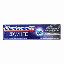 Зубная паста BLEND-A-MED 100ml 3D White Отбеливание и глубокая чистка с Древесным углем