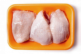 Бедро цыпленка бройлера Мясопотам замороженное в подложке 0,8-1,1кг купить в Красноярске с доставкой в интернет-магазине "Ярбокс"
