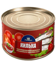 Килька черноморская Евроконсерв обжаренная в томатном соусе, 240гр
