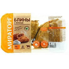 Блины с печенью 360г  Мираторг купить в Красноярске с доставкой в интернет-магазине "Ярбокс"