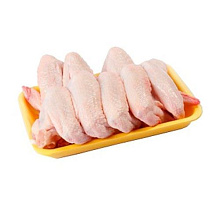 Крыло цыпленка бройлера Мясопотам замороженное в подложке 1 кг купить в Красноярске с доставкой в интернет-магазине "Ярбокс"