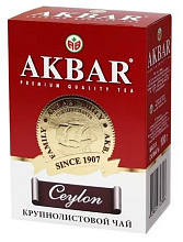 Чай черный Акбар Цейлон крупнолистовой 100г купить в Красноярске с доставкой на дом в интернет-магазине "Ярбокс"