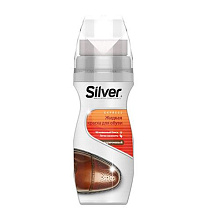 Жидкая крем-краска для обуви SILVER-Premium , 75ml brown/коричневая