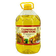 Масло подсолнечное Солнечный цветок 4,7л купить в Красноярске с доставкой в интернет-магазине "Ярбокс"