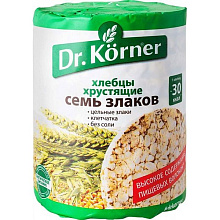 Хлебцы Dr. Korner 7 злаков 100гр