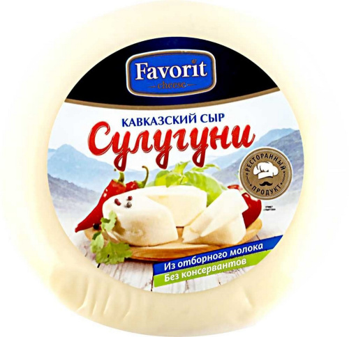 Сыр "Сулугуни" в/у 320г Favorit cheese
