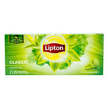 Чай зеленый Lipton Yellow Label Классический 25 пакетиков по 1,7г купить в Красноярске с доставкой на дом в интернет-магазине "Ярбокс"