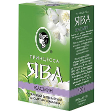 Чай зеленый Принцесса Ява жасминовый листовой 100г купить в Красноярске с доставкой на дом в интернет-магазине "Ярбокс"