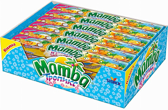 Жевательные конфеты Мамба тропик, 26.5 гр купить в Красноярске с доставкой в интернет-магазине "Ярбокс"